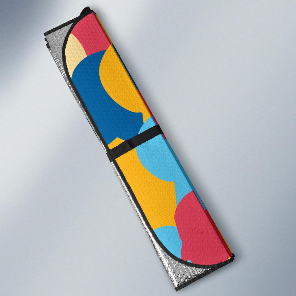 Psychology Pattern Print Design A02 Car Sun Shades-JORJUNE.COM