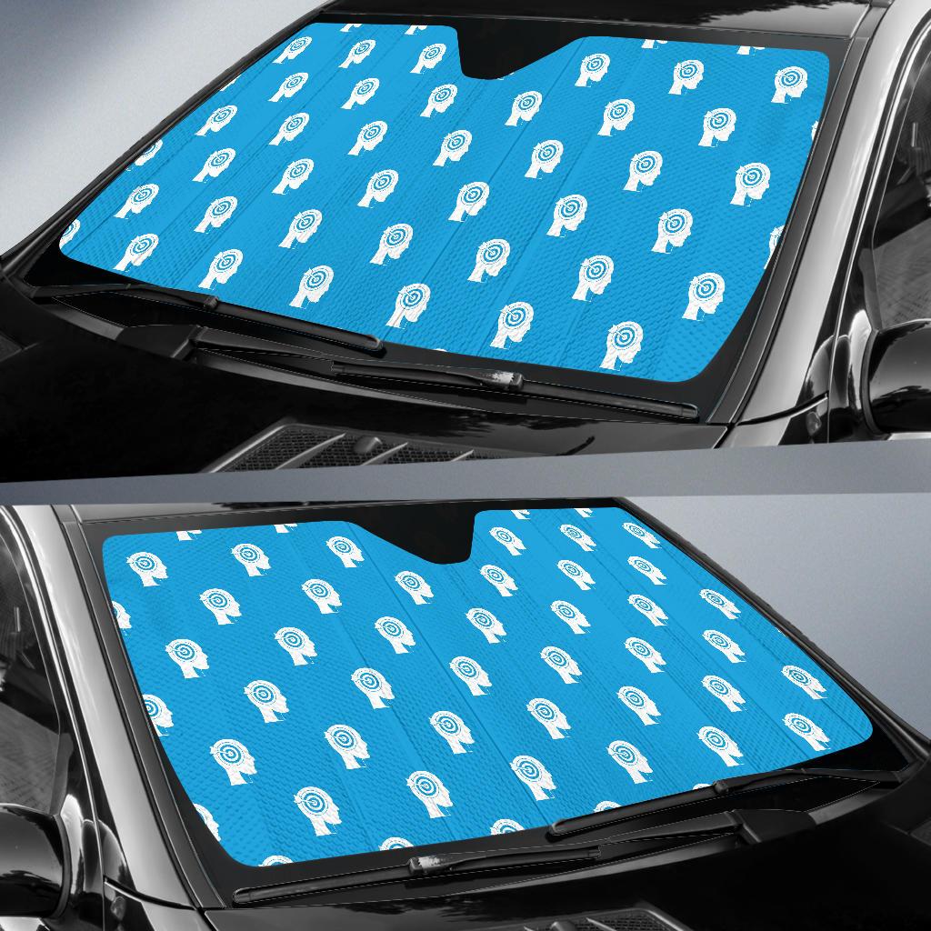Psychology Pattern Print Design A03 Car Sun Shades-JORJUNE.COM