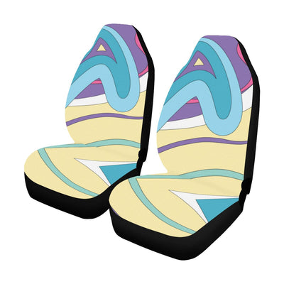 Pucci Pattern Print Design A01 Car Seat Covers (Set of 2)-JORJUNE.COM