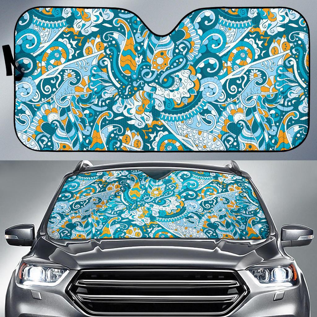 Pucci Pattern Print Design A03 Car Sun Shades-JORJUNE.COM