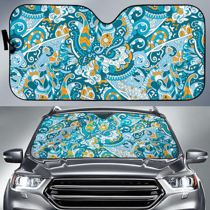 Pucci Pattern Print Design A03 Car Sun Shades-JORJUNE.COM