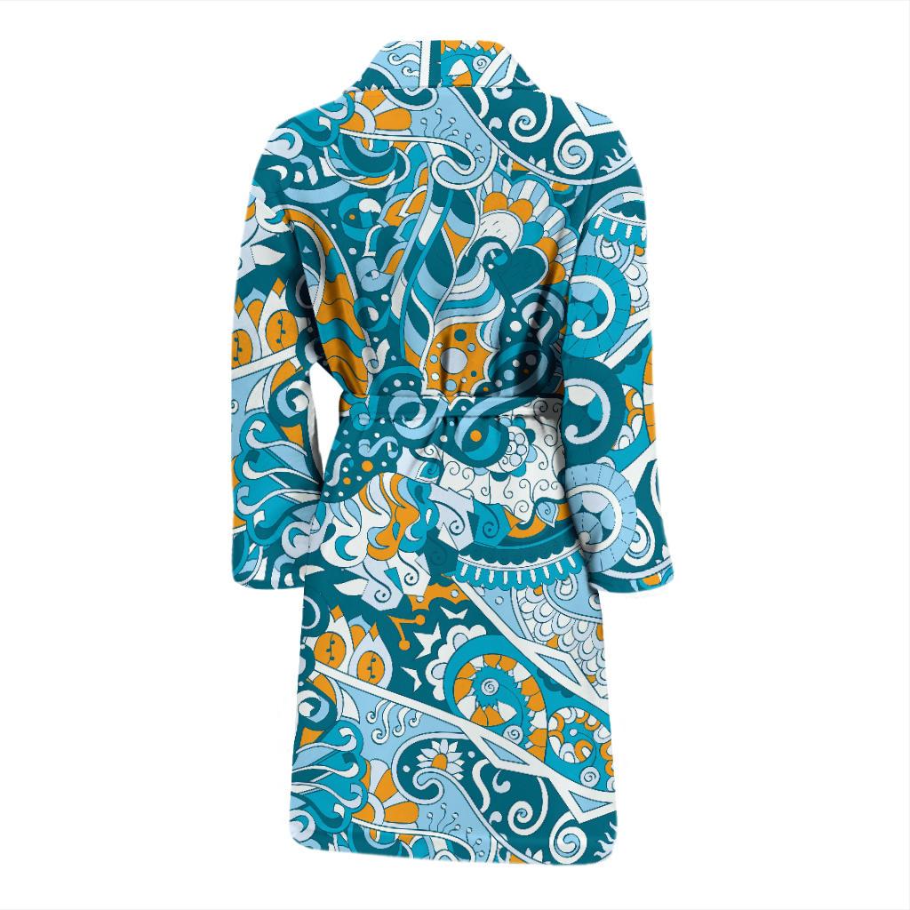 Pucci Pattern Print Design A03 Men Bathrobe-JORJUNE.COM