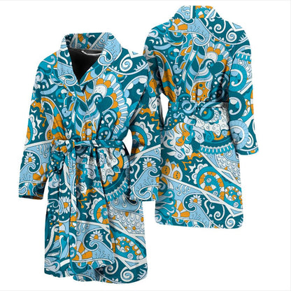 Pucci Pattern Print Design A03 Men Bathrobe-JORJUNE.COM