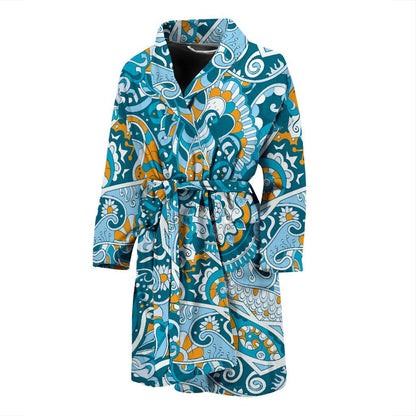 Pucci Pattern Print Design A03 Men Bathrobe-JORJUNE.COM