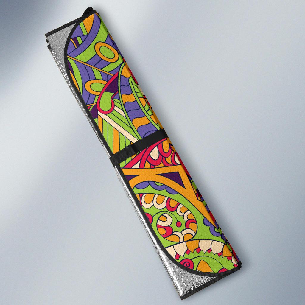 Pucci Pattern Print Design A04 Car Sun Shades-JORJUNE.COM