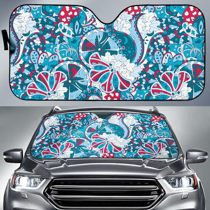 Pucci Pattern Print Design A05 Car Sun Shades-JORJUNE.COM