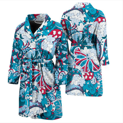 Pucci Pattern Print Design A05 Men Bathrobe-JORJUNE.COM