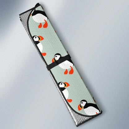 Puffin Pattern Print Design A03 Car Sun Shades-JORJUNE.COM