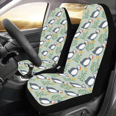 Puffin Pattern Print Design A04 Car Seat Covers (Set of 2)-JORJUNE.COM