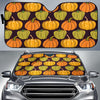 Pumpkin Pattern Print Design A01 Car Sun Shades-JORJUNE.COM
