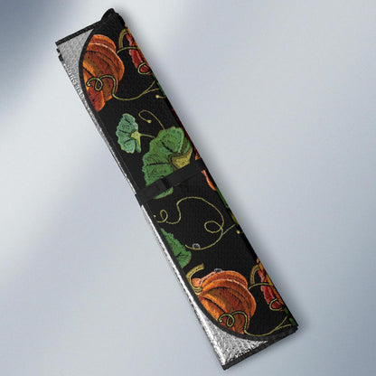 Pumpkin Pattern Print Design A02 Car Sun Shades-JORJUNE.COM