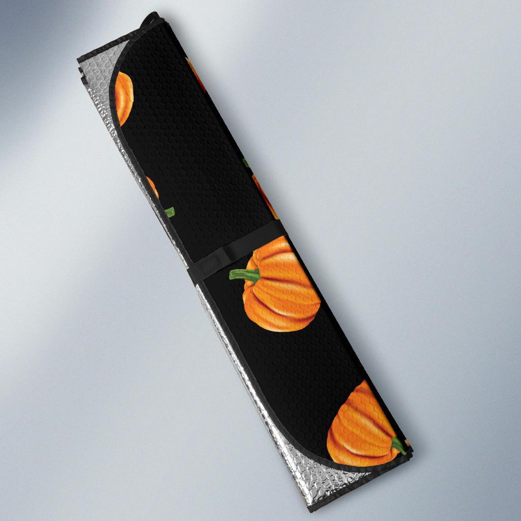 Pumpkin Pattern Print Design A05 Car Sun Shades-JORJUNE.COM