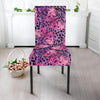 Purple Butterfly Leopard Dining Chair Slipcover-JORJUNE.COM