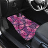 Purple Butterfly Leopard Front and Back Car Floor Mats