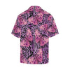 Purple Butterfly Leopard Men Hawaiian Shirt