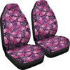 Purple Butterfly Leopard Universal Fit Car Seat Covers