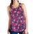 Purple Butterfly Leopard Women Racerback Tank Top