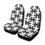 Puzzle Black White Pattern Print Design A02 Car Seat Covers (Set of 2)-JORJUNE.COM