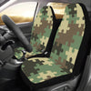 Puzzle Camo Pattern Print Design A03 Car Seat Covers (Set of 2)-JORJUNE.COM