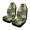 Puzzle Camo Pattern Print Design A03 Car Seat Covers (Set of 2)-JORJUNE.COM