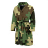 Puzzle Camo Pattern Print Design A03 Men Bathrobe-JORJUNE.COM