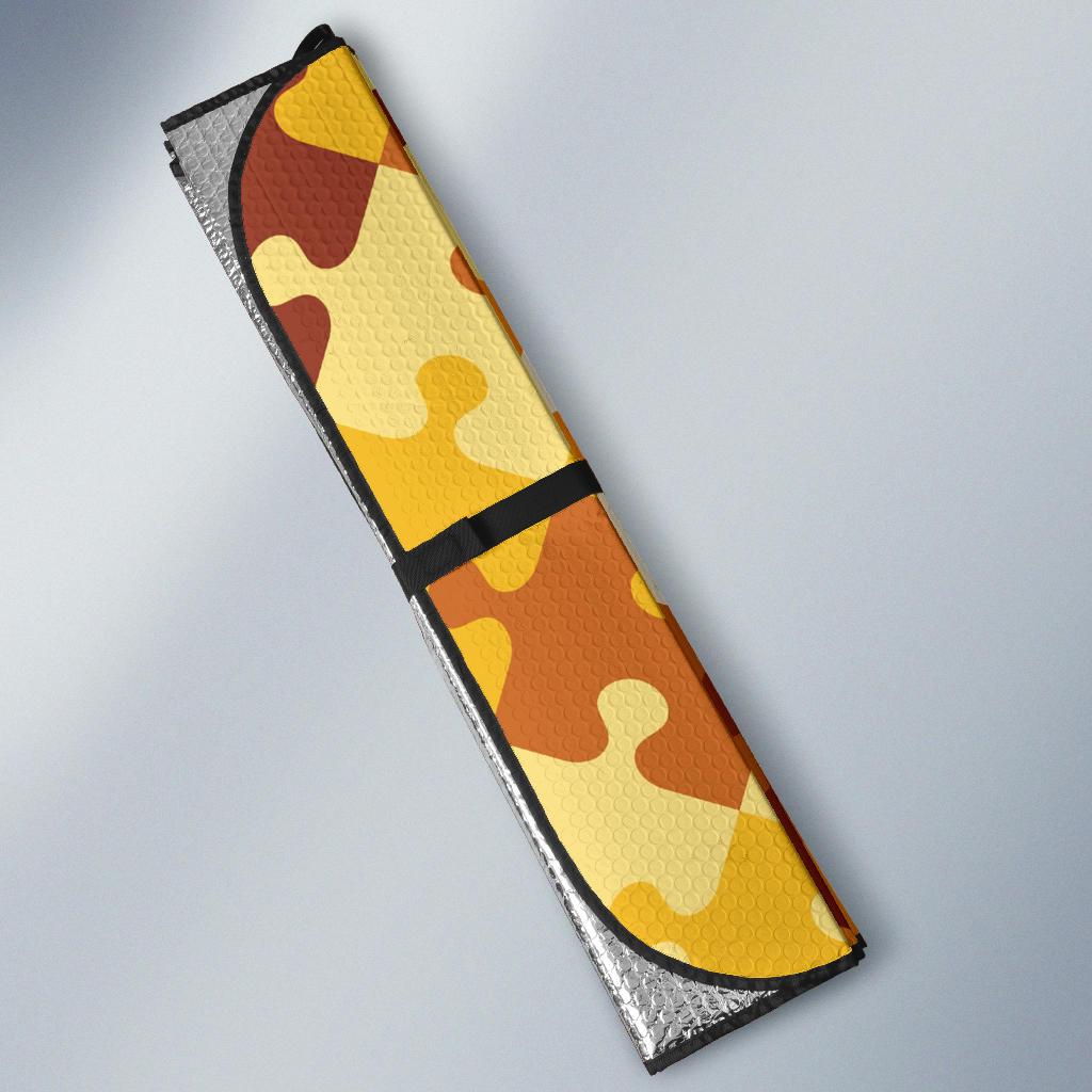 Puzzle Pattern Print Design A01 Car Sun Shades-JORJUNE.COM