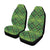 Python Green Pattern Print Design A01 Car Seat Covers (Set of 2)-JORJUNE.COM