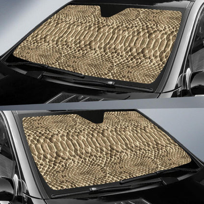 Python Pattern Print Design A02 Car Sun Shades-JORJUNE.COM