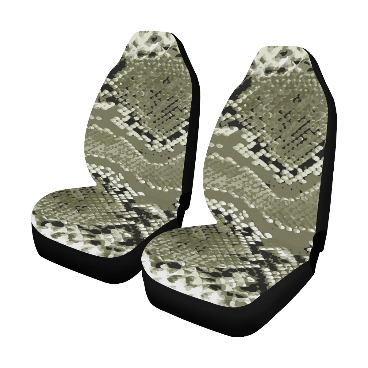 Python Pattern Print Design A04 Car Seat Covers (Set of 2)-JORJUNE.COM