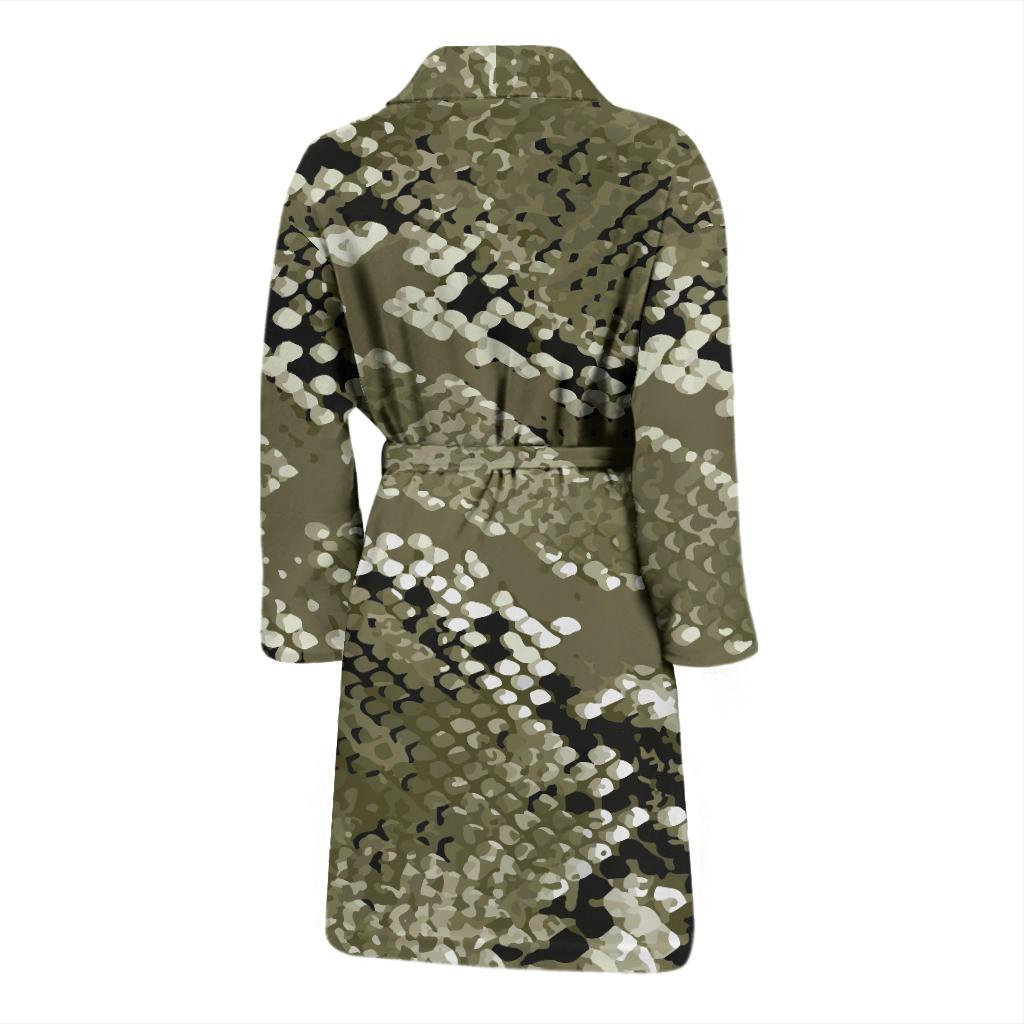 Python Pattern Print Design A04 Men Bathrobe-JORJUNE.COM