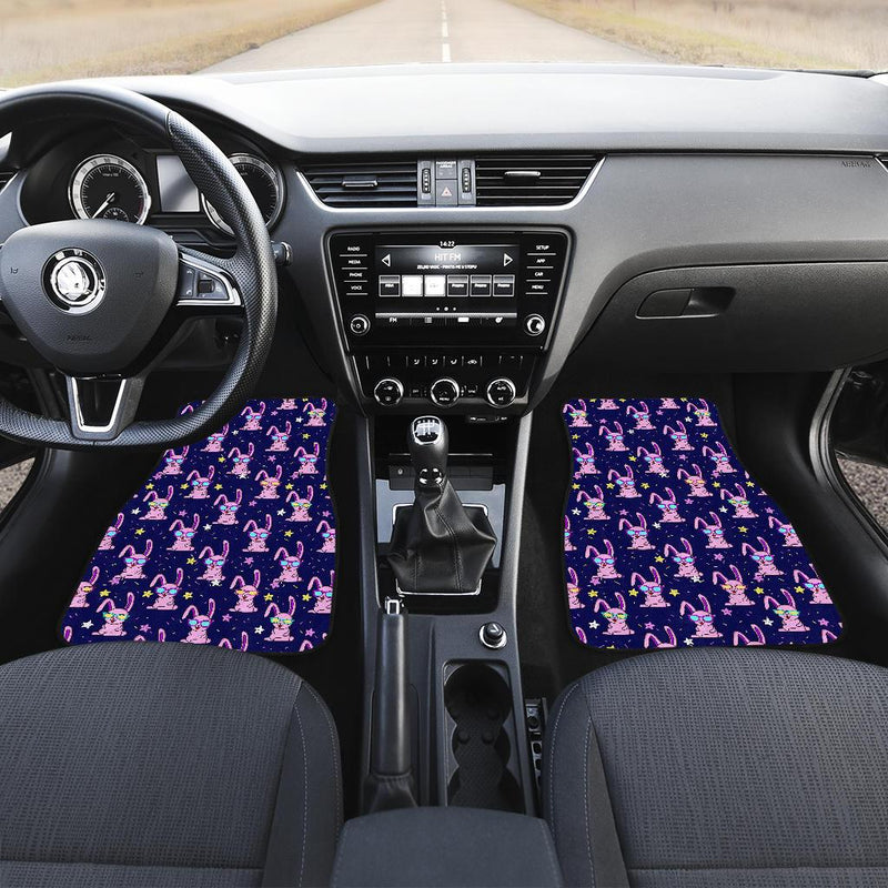 Rabbit Baby Pattern Print Design RB015 Car Floor Mats-JORJUNE.COM