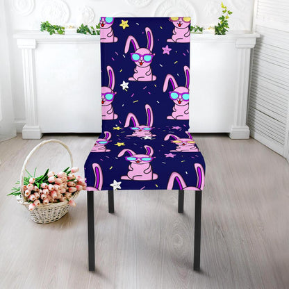 Rabbit Baby Pattern Print Design RB015 Dining Chair Slipcover-JORJUNE.COM