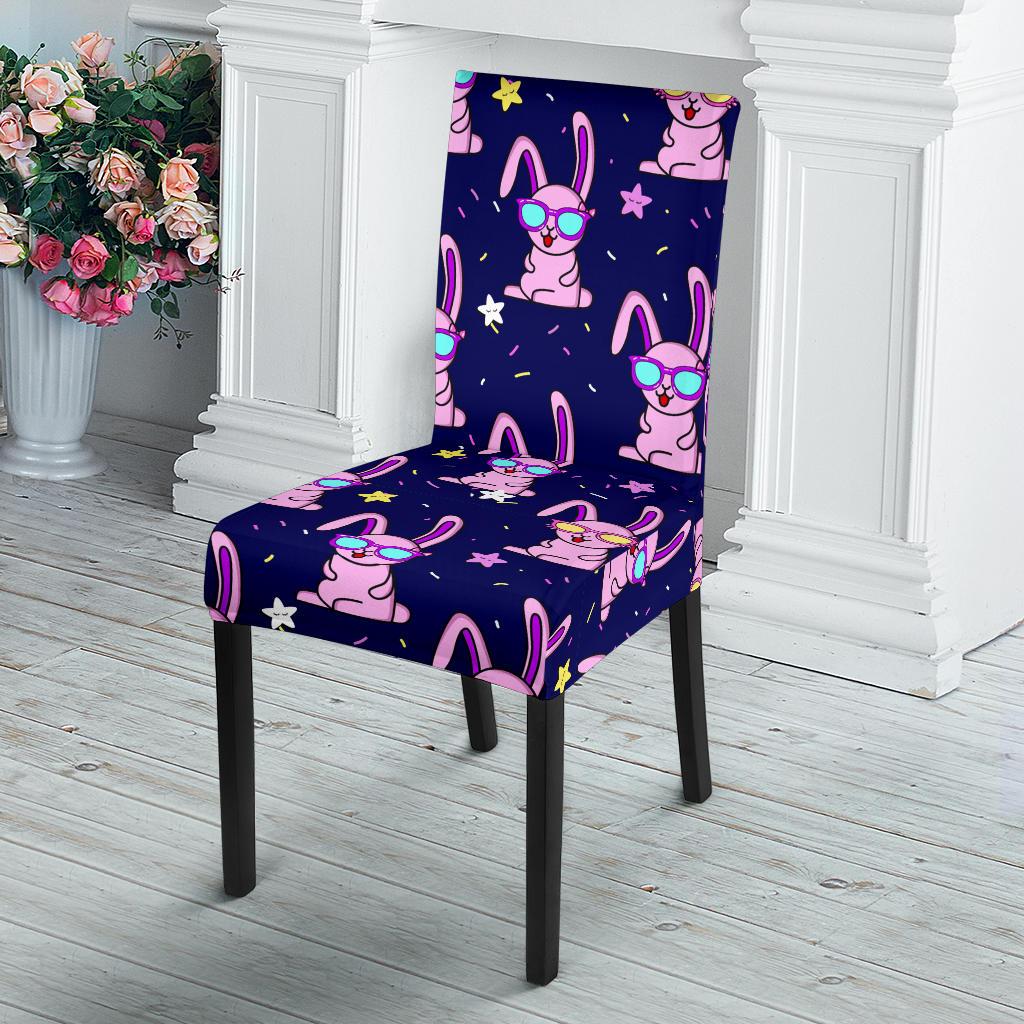 Rabbit Baby Pattern Print Design RB015 Dining Chair Slipcover-JORJUNE.COM