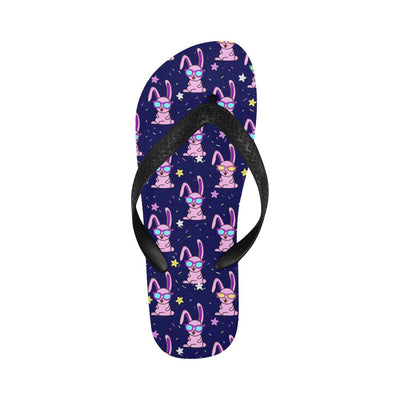 Rabbit Baby Pattern Print Design RB015 Flip Flops-JorJune