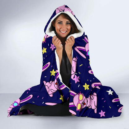 Rabbit Baby Pattern Print Design RB015 Hooded Blanket-JORJUNE.COM