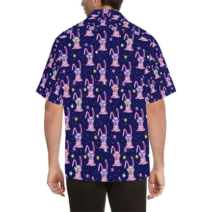 Rabbit Baby Pattern Print Design RB015 Men Hawaiian Shirt-JorJune