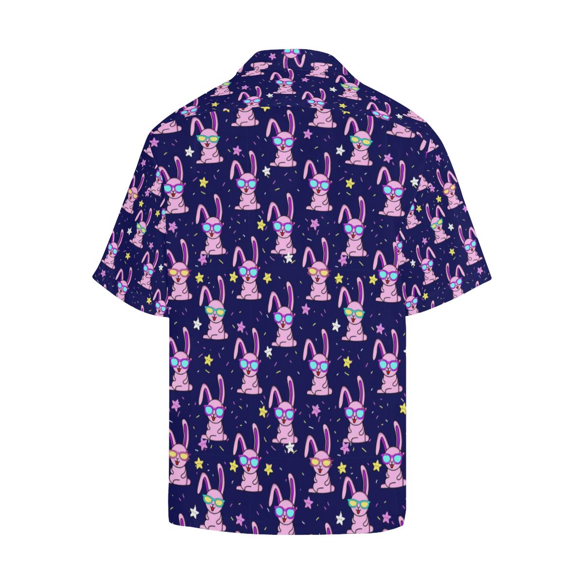 Rabbit Baby Pattern Print Design RB015 Men Hawaiian Shirt-JorJune
