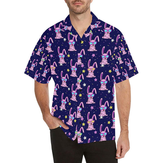 Rabbit Baby Pattern Print Design RB015 Men Hawaiian Shirt-JorJune