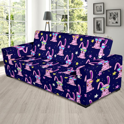 Rabbit Baby Pattern Print Design RB015 Sofa Slipcover-JORJUNE.COM
