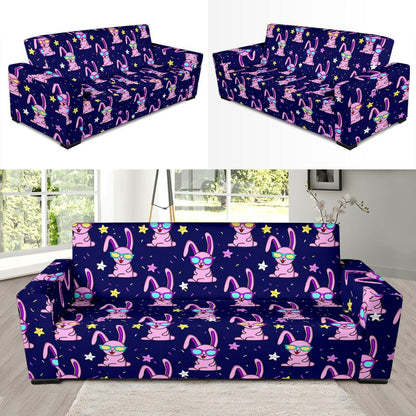 Rabbit Baby Pattern Print Design RB015 Sofa Slipcover-JORJUNE.COM
