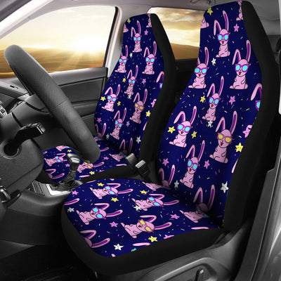 Rabbit Baby Pattern Print Design RB015 Universal Fit Car Seat Covers-JorJune