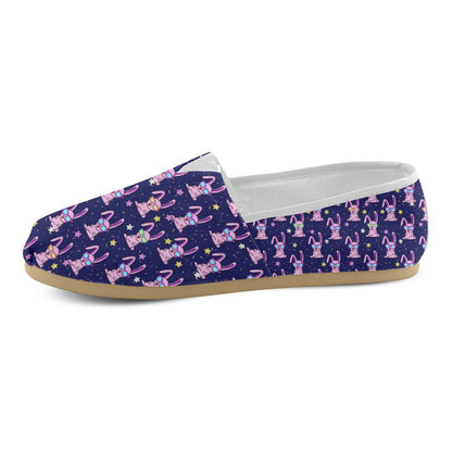 Rabbit Baby Pattern Print Design RB015 Women Casual Shoes-JorJune.com