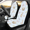 Rabbit Easter Eggs Pattern Print Design 03 Car Seat Covers (Set of 2)-JORJUNE.COM