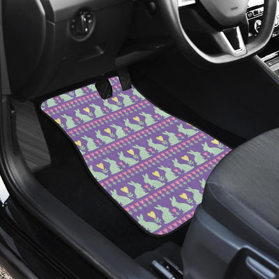 Rabbit Pattern Print Design RB01 Car Floor Mats-JORJUNE.COM