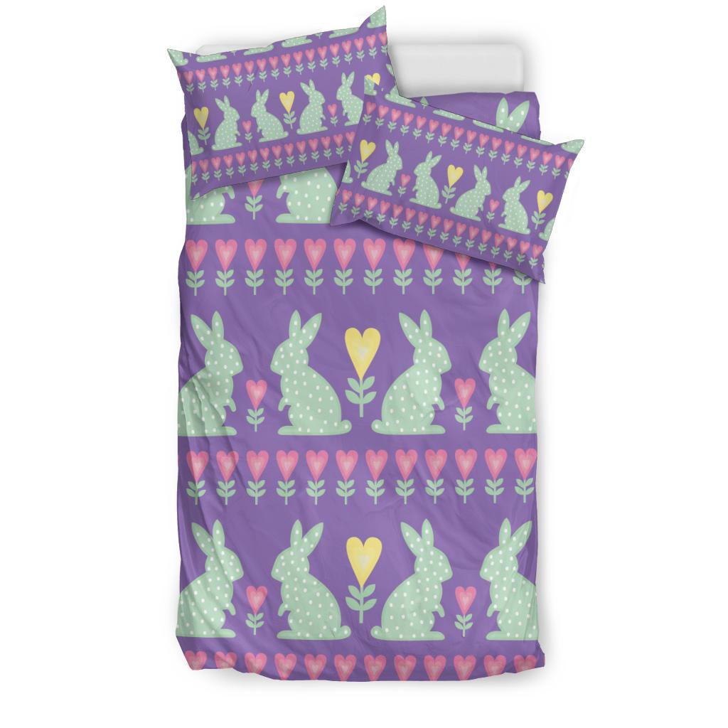 Rabbit Pattern Print Design RB01 Duvet Cover Bedding Set-JORJUNE.COM