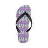 Rabbit Pattern Print Design RB01 Flip Flops-JorJune