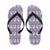 Rabbit Pattern Print Design RB01 Flip Flops-JorJune