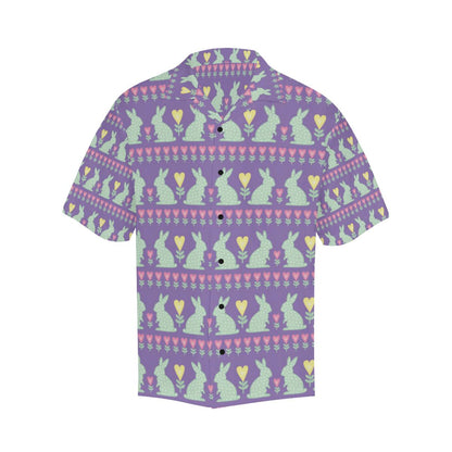 Rabbit Pattern Print Design RB01 Men Hawaiian Shirt-JorJune