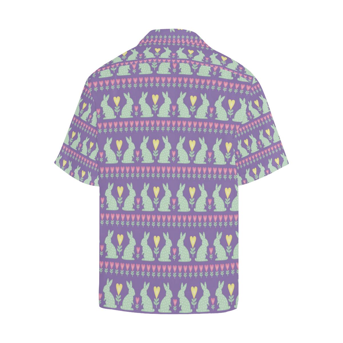 Rabbit Pattern Print Design RB01 Men Hawaiian Shirt-JorJune