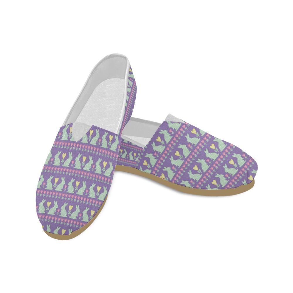 Rabbit Pattern Print Design RB01 Women Casual Shoes-JorJune.com